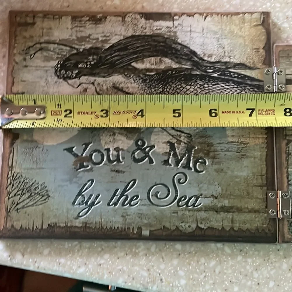 You and me, by the sea picture frame Primitives by Kathy Phillips